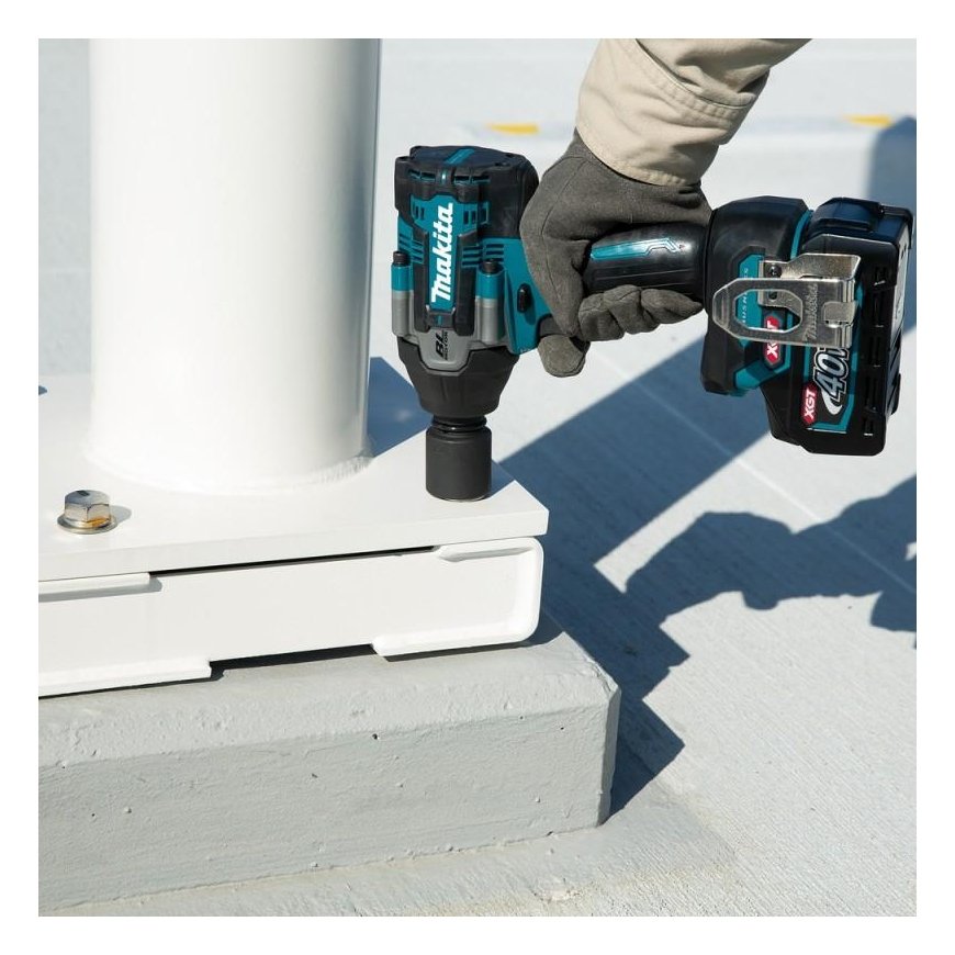 Makita Maszyny Makita TW007GM201 Cordless Impact Wrench 40V XGT, 2x4.0Ah, 1/2", 760Nm, BL-M, – 9