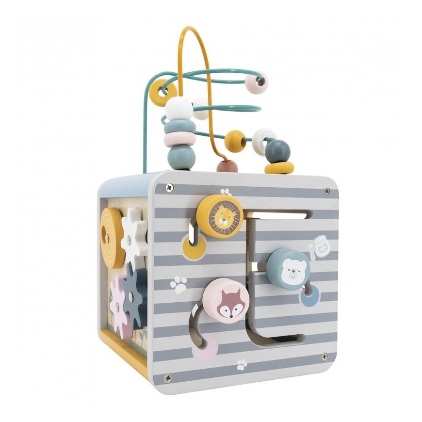 Viga Toys Wooden educational activity cube PolarB Viga – 5