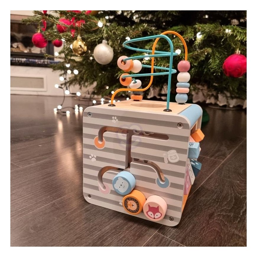 Viga Toys Wooden educational activity cube PolarB Viga – 8