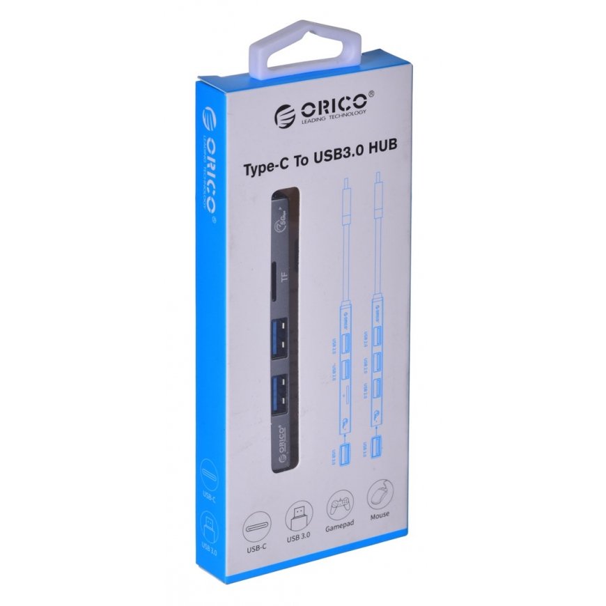 ORICO HUB USB-C 3X USB-A, MICROSD READER, 5 GBPS – 4
