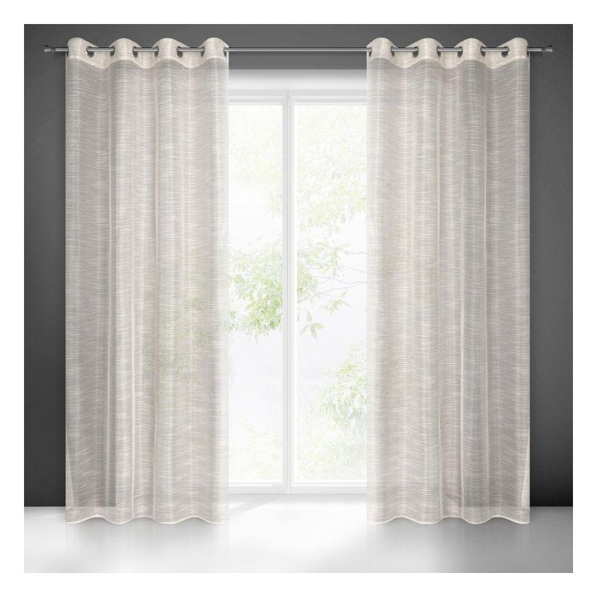 Eurofirany FIR / RACHEL / NATU 140X250 TRANS
