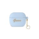 Guess Spėjimas GUA3LSCHSB AirPods 3 dangtelis mėlyna/mėlynas silikoninis karuselė širdies kolekcija
