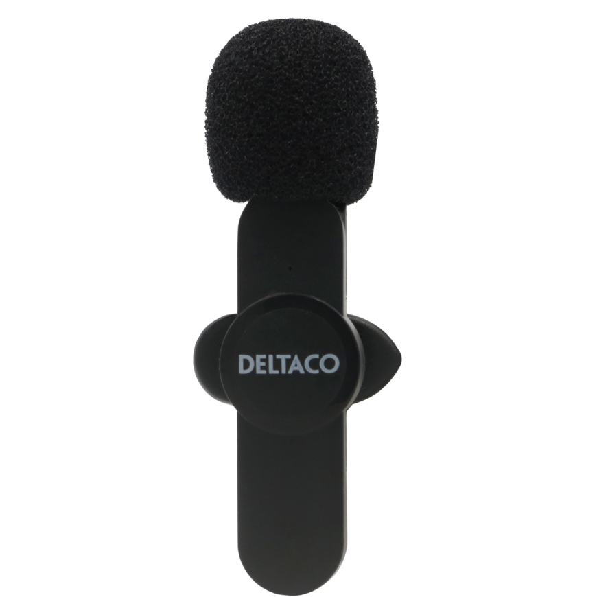 Deltaco Wireless vlogging microphone DELTACO USB-C/Lightning