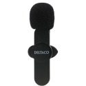 Wireless vlogging microphone DELTACO USB-C/Lightning, 1-pack / VLOG-100 Wireless vlogging microphone DELTACO USB-C/Lightning, 1-pack / VLOG-100