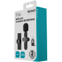 Wireless vlogging microphone DELTACO USB-C/Lightning, 1-pack / VLOG-100 Wireless vlogging microphone DELTACO USB-C/Lightning, 1-pack / VLOG-100