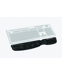 Fellowes 9183201 wrist rest Gel, Polyurethane Black