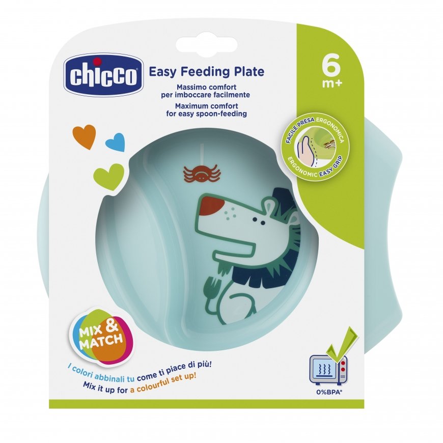 CHICCO Easy feeding bowl, 6m+, blue – 2