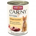 ANIMONDA Cat Carny Kitten kokteilis ar mājputnu - mitrā kaķu barība - 400g ANIMONDA Cat Carny Kitten kokteilis ar mājputnu - mitrā kaķu barība - 400g