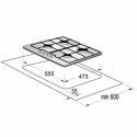 Gas stove Schlosser PGH6351W Gas stove Schlosser PGH6351W