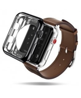 Dux Ducis Premium Silicone Case For Apple Watch 2 / 3 38 mm Black + Gift