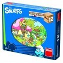 Dino puidust klotsipusle 12 tk Smurf Dino puidust klotsipusle 12 tk Smurf