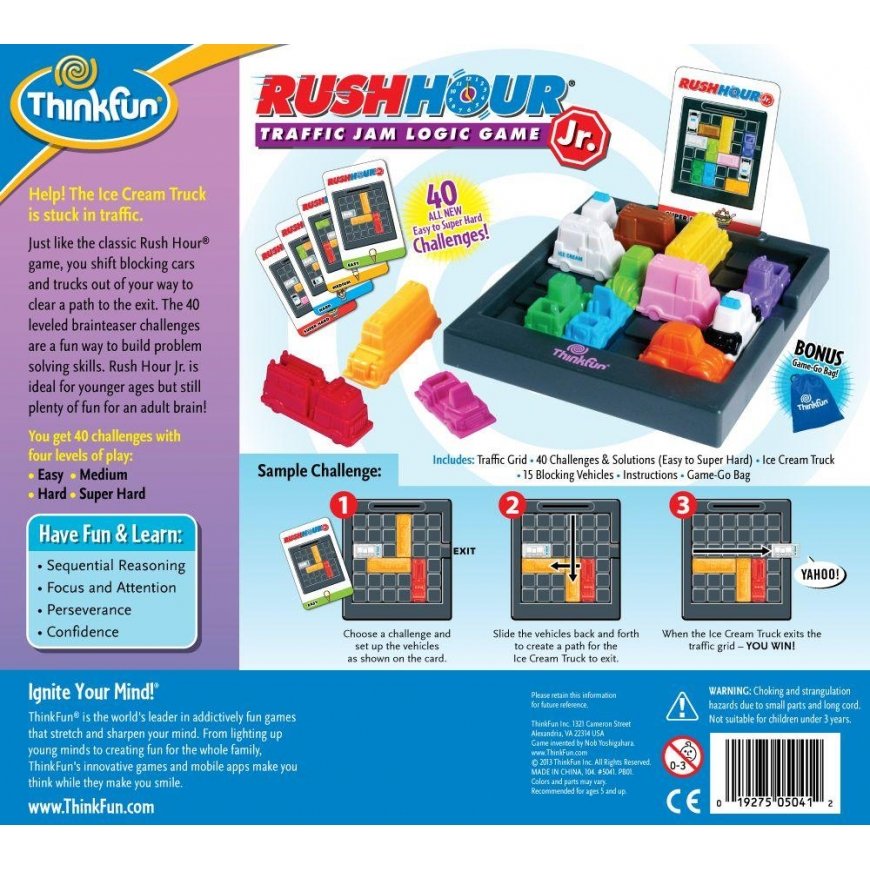 ThinkFun Board Game Rush Hour Jr. – 2