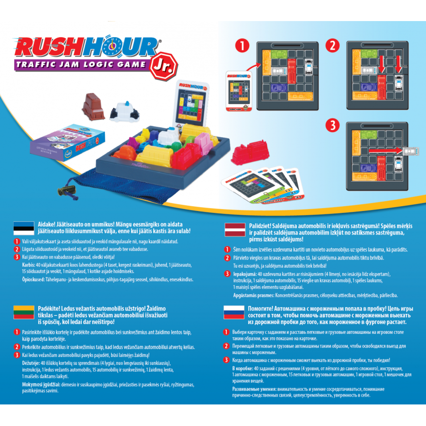ThinkFun stalo žaidimas Rush Hour Jr. – 6