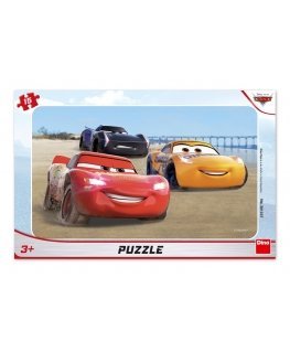 Dino small tile puzzle 15 pcs Cars