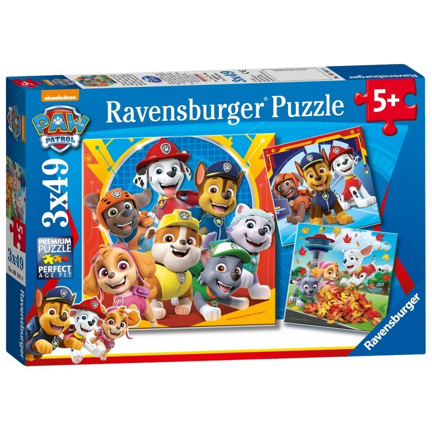 Ravensburger puzzle 3x49 pcs. Patrol dogs