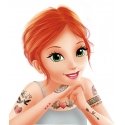 Buki washable tattoo 75 pcs