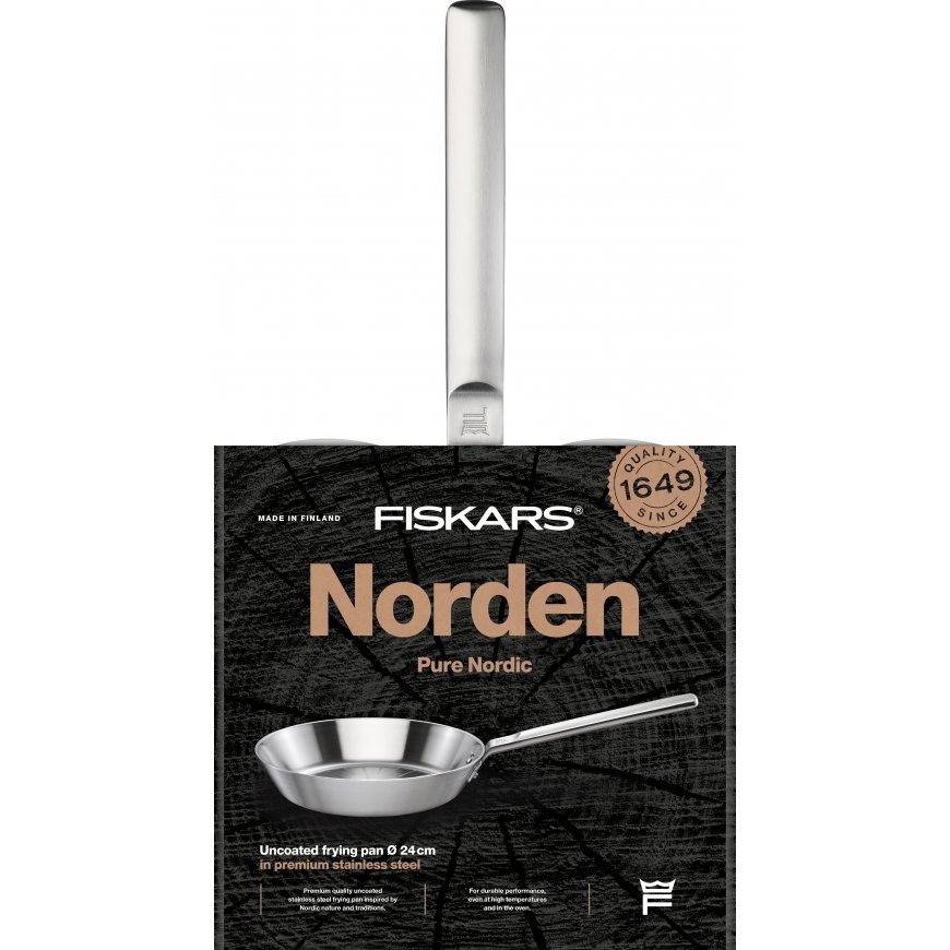 Fiskars Norden frying pan, 24 cm, uncoated – 4