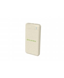 Tellur PD103 Green Power Bank 10000mAh, 2xQC3.0 + PD 18W cream