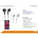 Earphone Cresyn C161S with microfon - white