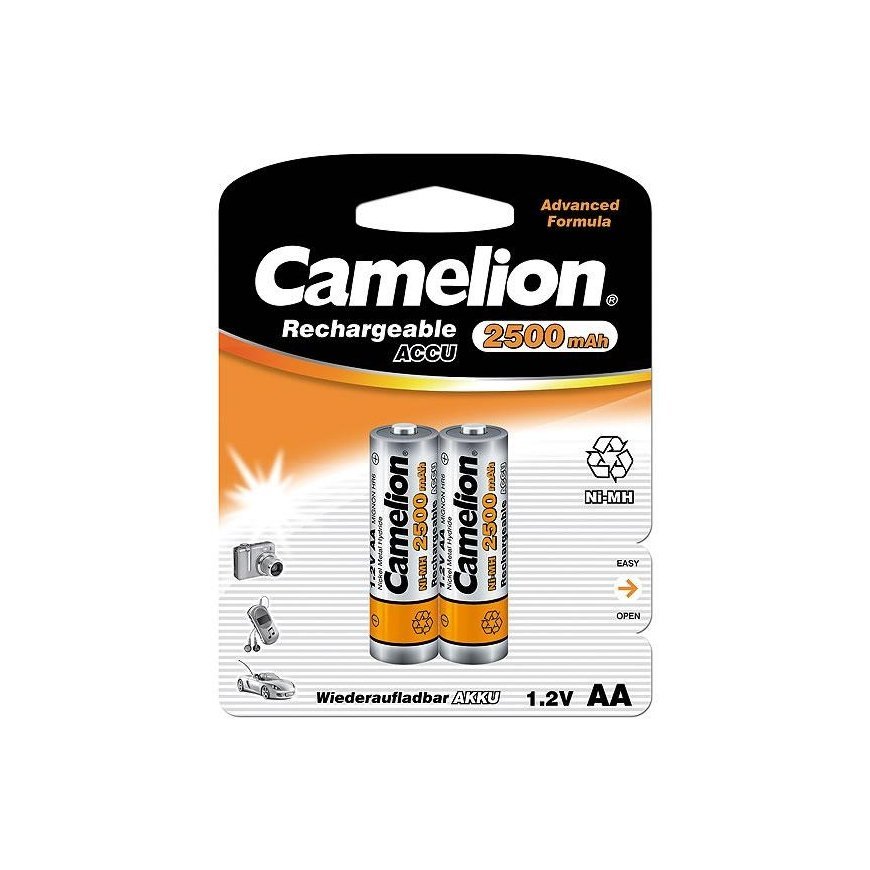 Camelion uzlādējamās baterijas Ni-MH AA (R06)