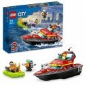 LEGO City Fire 60373 - Palokunnan pelastusvene