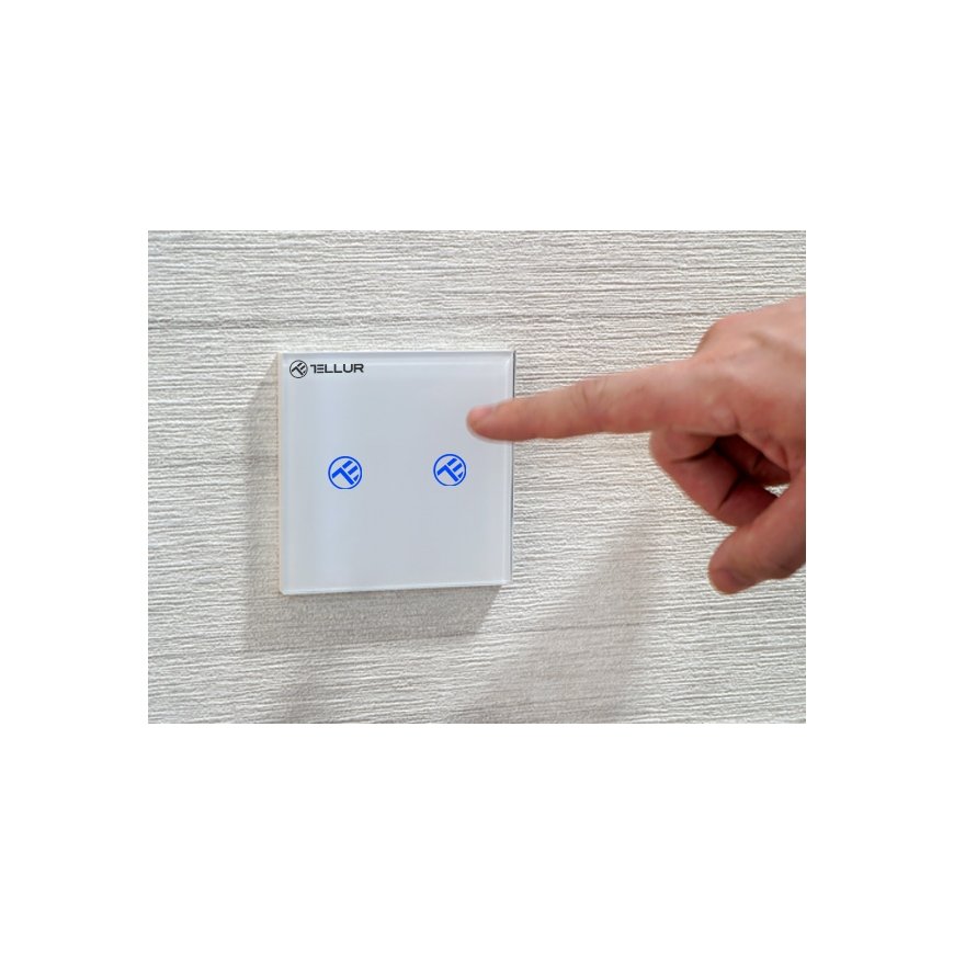 Tellur Smart WiFi switch, SS2N 2 port 1800W 10A – 3