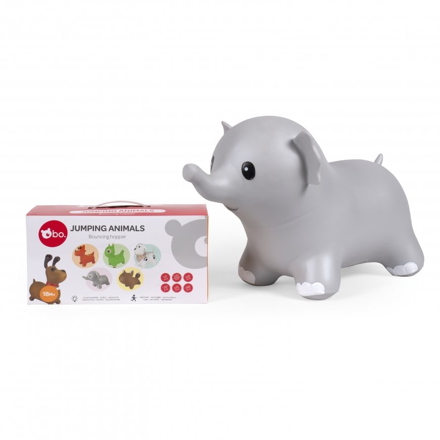 Bo. BO Jumping Animal Bouncer, Elephant