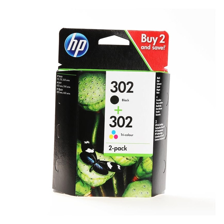 HP X4D37AE No.302 Combo 2-Pack – 2