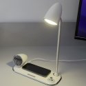 Tellur Nostalgia Wireless Desk Charger, Bluetooth Speaker, Desk Lamp white Tellur Nostalgia Wireless Desk Charger, Bluetooth Speaker, Desk Lamp white