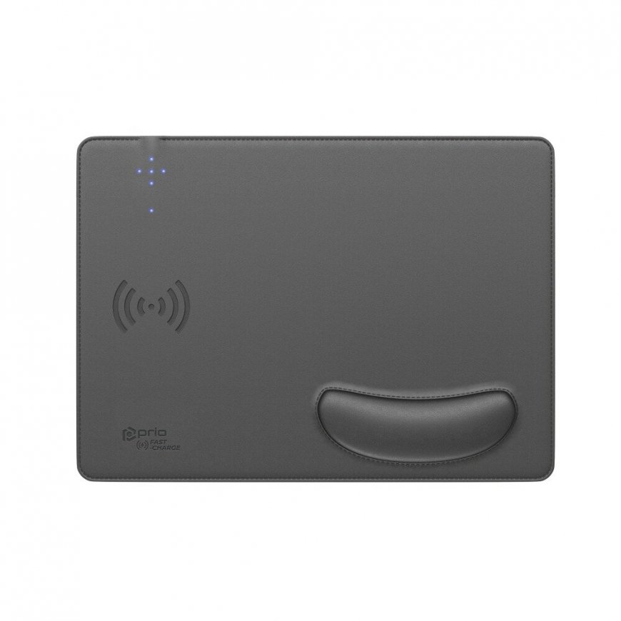 Prio Fast Wireless Charging Pelės kilimėlis 15W (USB-C)