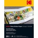 Kodak Photo Sticker Paper Gloss 120gsm A6x20 (3510652) Kodak Photo Sticker Paper Gloss 120gsm A6x20 (3510652)