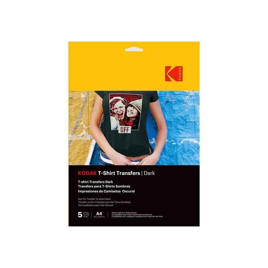 Kodak T-Shirt Transfers Dark 5pcs (3510553)