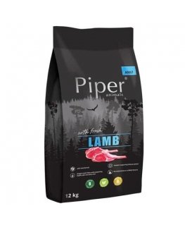 DOLINA NOTECI Piper Animals ar jēru - sausā suņu barība - 12 kg