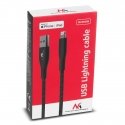 IOS MFi Cable Charging Data Transfer Fast Charge USB 2.4A Black 1m 5V 2.4A Nylon