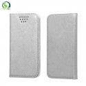 GreenGo Universal 4.5-5.0" LCD (69x141mm max) Smart Magnetic Fix Book Case with Slider Silver GreenGo Universal 4.5-5.0" LCD (69x141mm max) Smart Magnetic Fix Book Case with Slider Silver