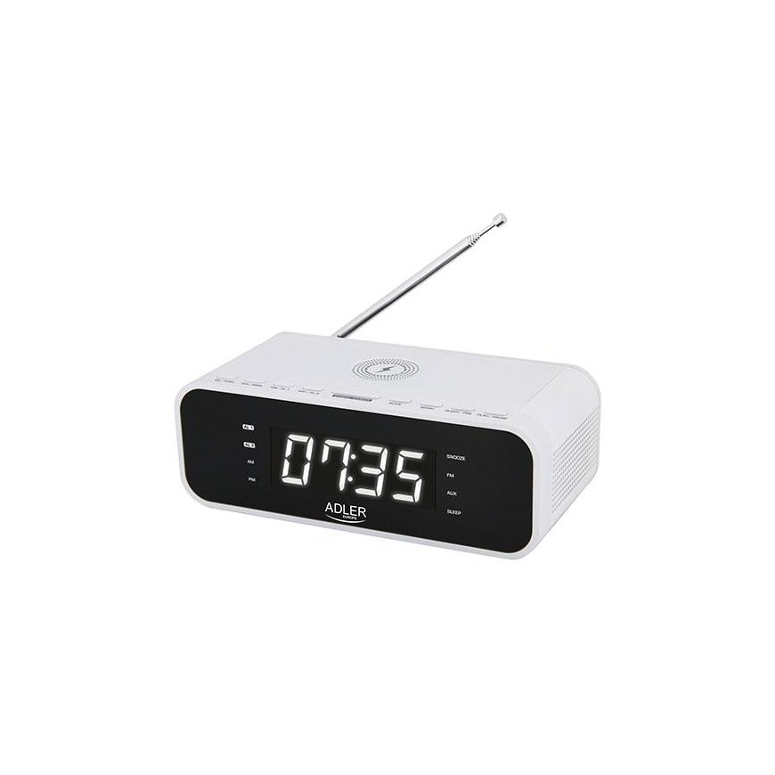 Adler Alarm Clock with Wireless Charger