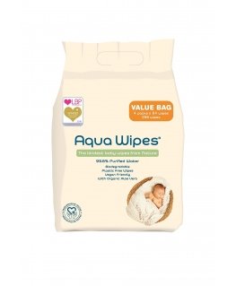 AQUA WIPES drėgnos servetėlės 4x64 vnt. AQW64F4B