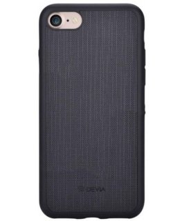 Devia Jelly England Aizmugurējais Silikona Apvalks ar priekš Apple iPhone 7 Plus / 8 Plus Melns