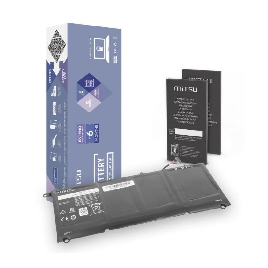 MITSU BATTERY BC/DE-9360 (6100 mAh (46 Wh) 7.6V (7.4) 4 šūnu litija jons