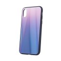 Mocco Aurora Glass Silikona Apvalks Priekš Apple iPhone XS Max Brūns - Melns