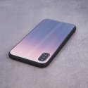 Mocco Aurora Glass Silikona Apvalks Priekš Apple iPhone XS Max Brūns - Melns