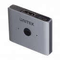 UNITEK DIVVIRZIENS SLĒDZIS DP 1.4, 8K, 2ON1 UNITEK DIVVIRZIENS SLĒDZIS DP 1.4, 8K, 2ON1