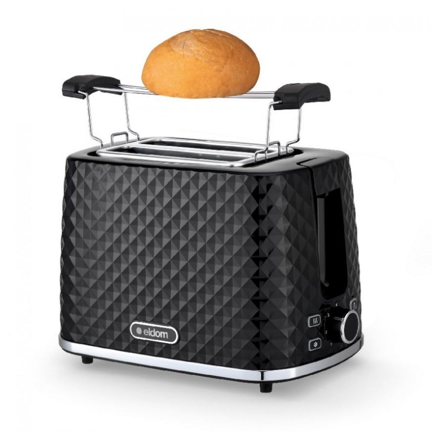 TO280C ELDOM Röster TOSTI, kuklirest, sulatussüsteem, must