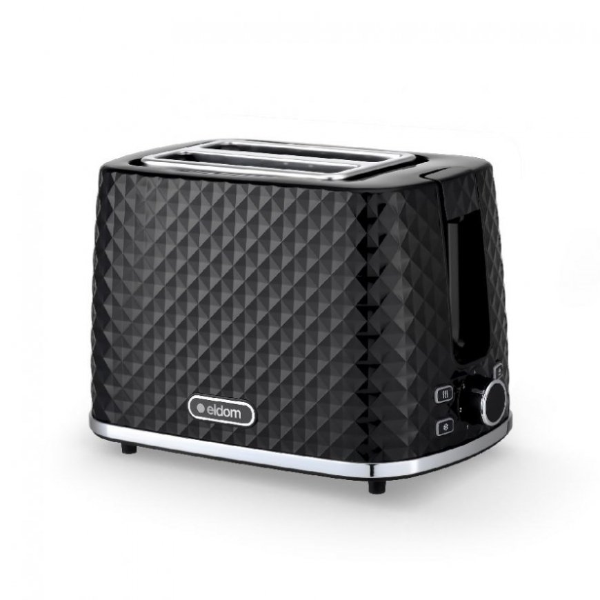 TO280C ELDOM Toaster TOSTI, bun rack, defrost system, black – 2