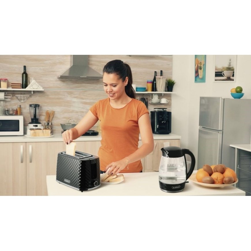 TO280C ELDOM Toaster TOSTI, bun rack, defrost system, black – 7