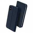 Dux Ducis Premium Magnet Case Grāmatveida Maks Telefonam Apple iPhone XS Max Zils Dux Ducis Premium Magnet Case Grāmatveida Maks Telefonam Apple iPhone XS Max Zils