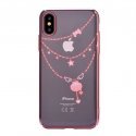 Devia Shell Plastic Back Case With Swarovsky Crystals For Apple iPhone X / XS Red Devia Shell Plastic Back Case With Swarovsky Crystals For Apple iPhone X / XS Red