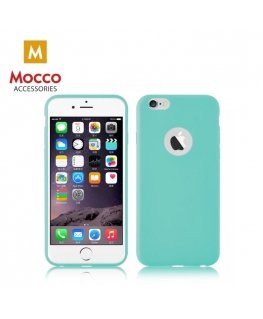 Mocco Ultra Slim Soft Matte 0.3 mm Silicone Case for Samsung G925 Galaxy S6 Edge Mint