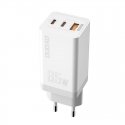 GaN 65W charger Dudao A7xsEU 2x USB-C + USB (white)