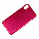 Mercury i-Jelly Back Прочный Силиконовый Чехол для Apple iPhone XS MAX Розовый